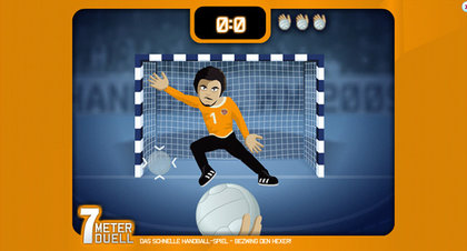 Handball - 7 Meter Duell - Screenshot